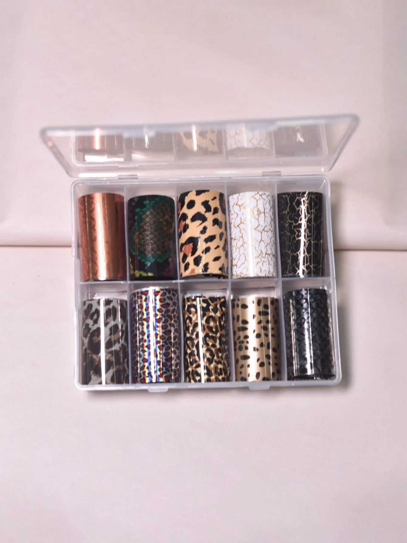 10rolls Leopard Nail Art Sticker