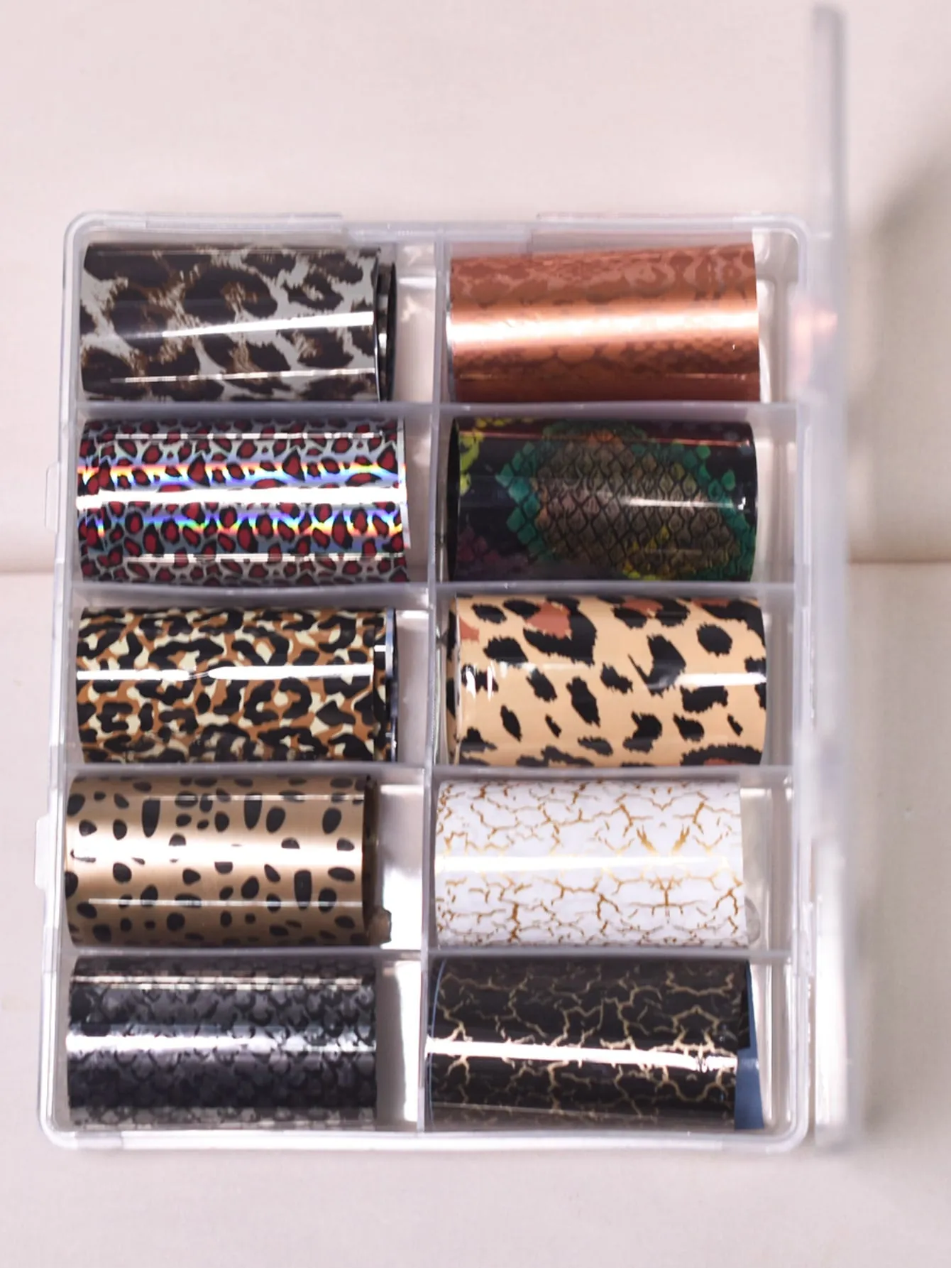 10rolls Leopard Nail Art Sticker