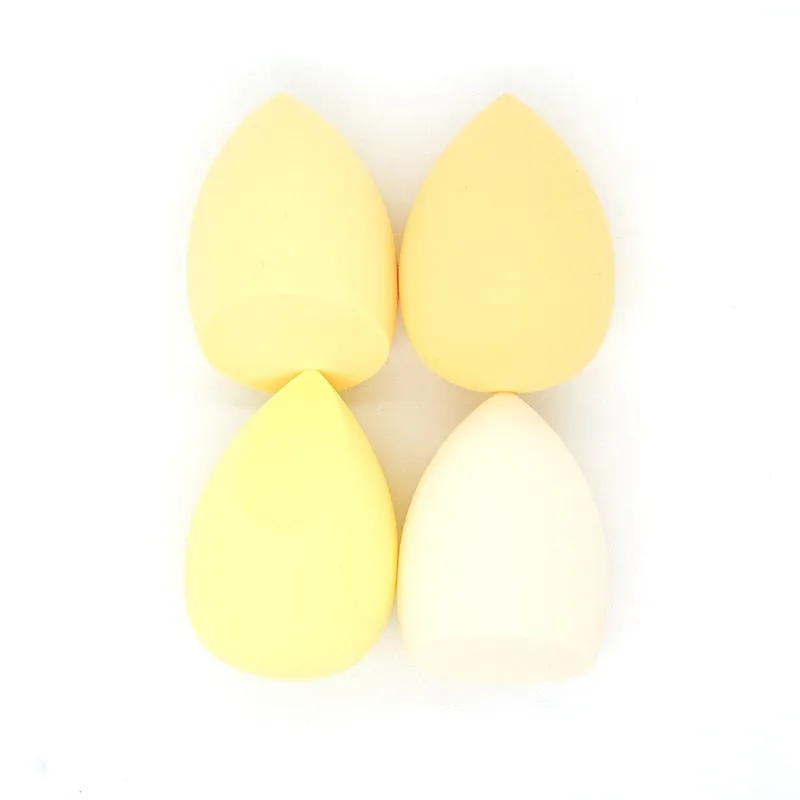 4Pc/Bag Makeup Sponge Powder Puff Dry and Wet Combined Beauty Cosmetic Ball Foundation Powder Puff Bevel Cut Make Up Sponge Tool