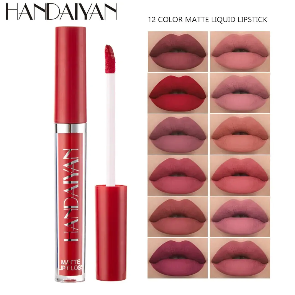 6PC Matte Velvet Lip Gloss Set