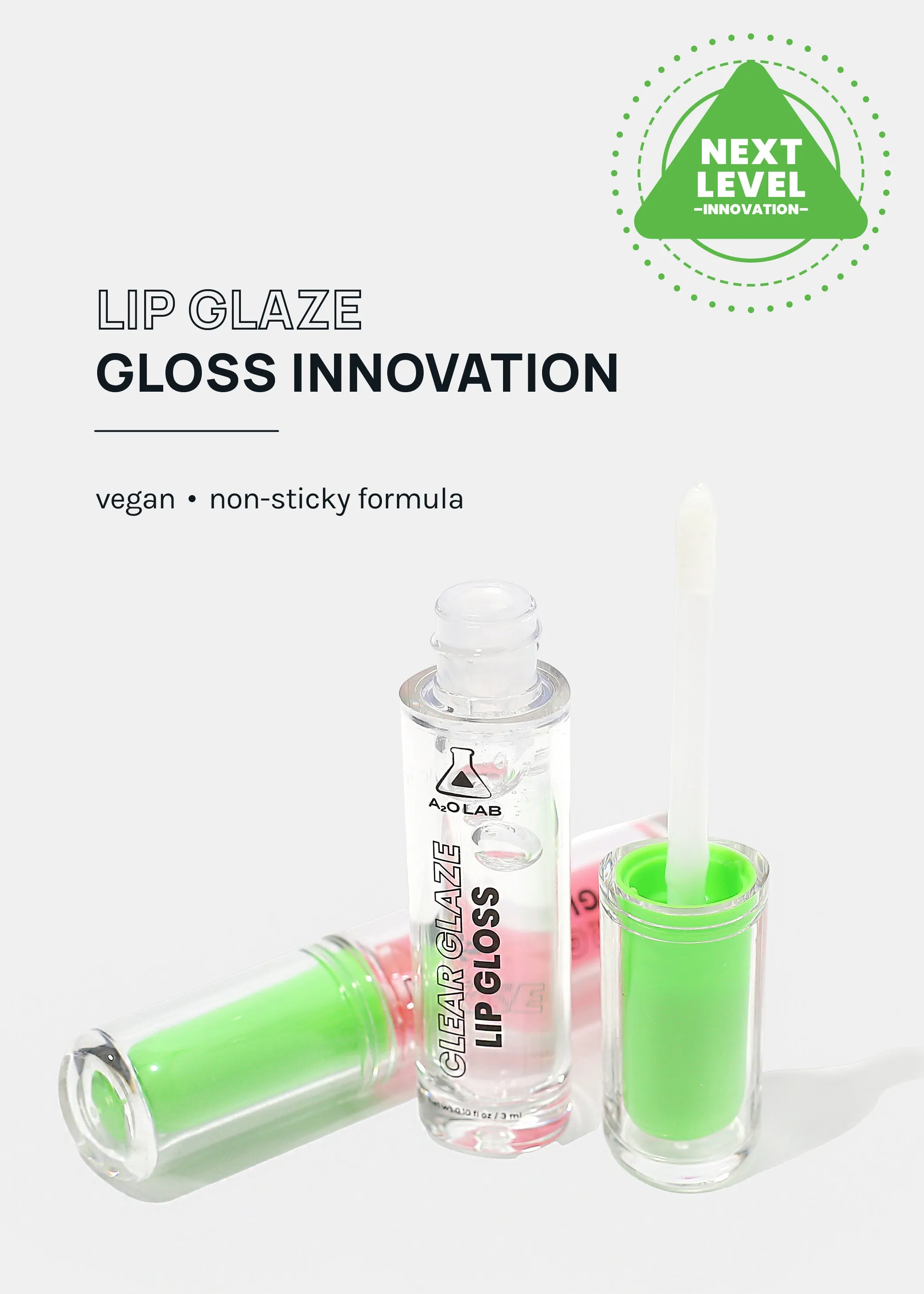 a2o Lab Clear Glaze Lip Gloss