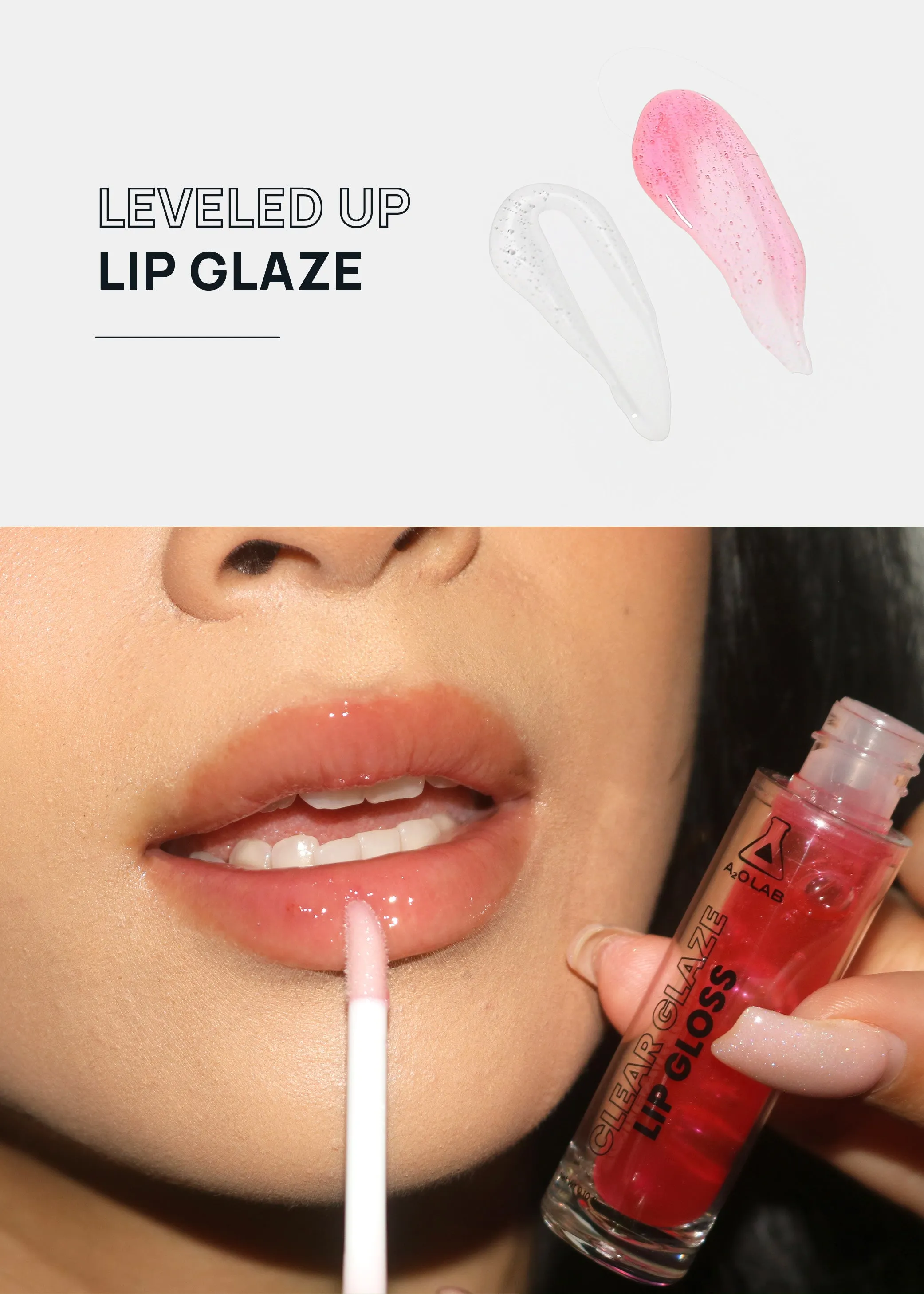 a2o Lab Clear Glaze Lip Gloss