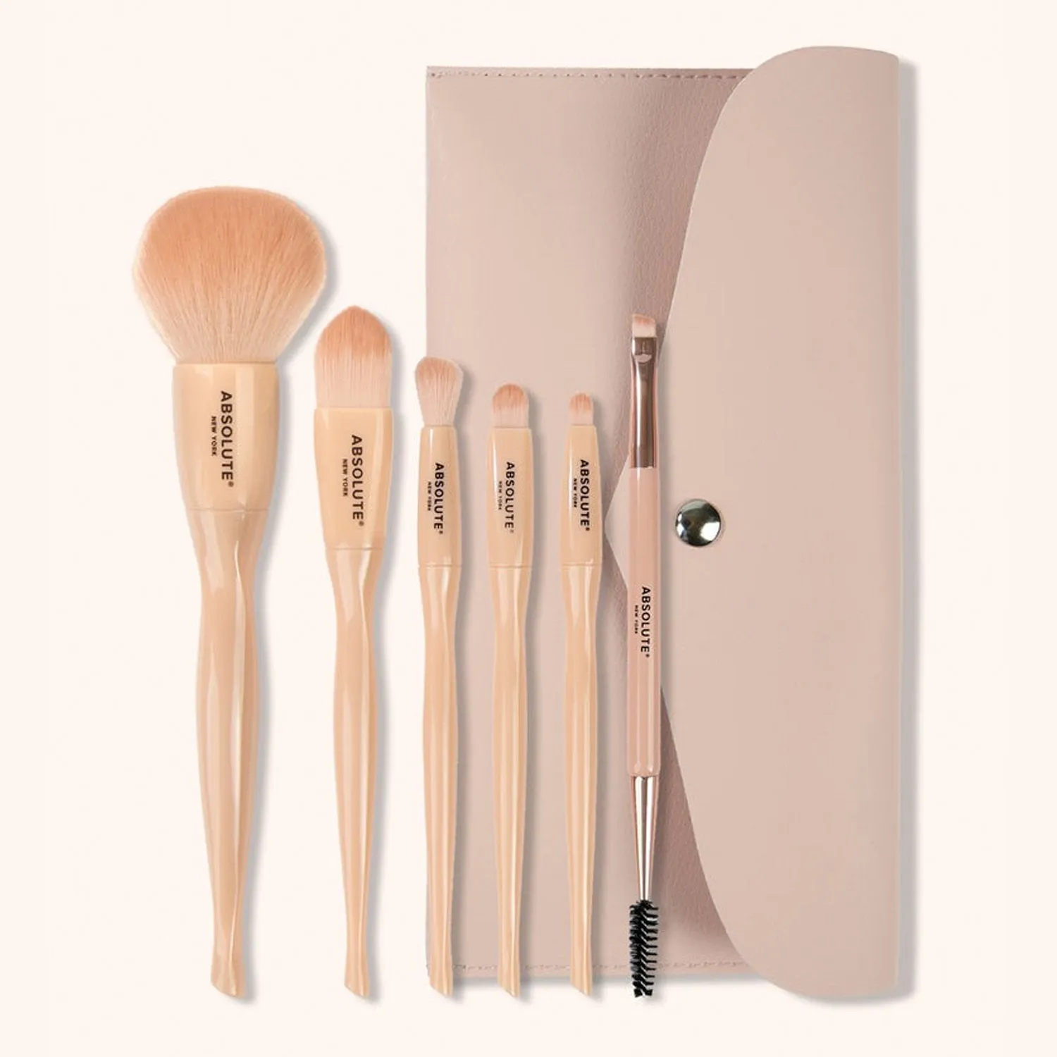 Absolute New York Vegan & Cruelty-Free 6 Makeup Brushes Set