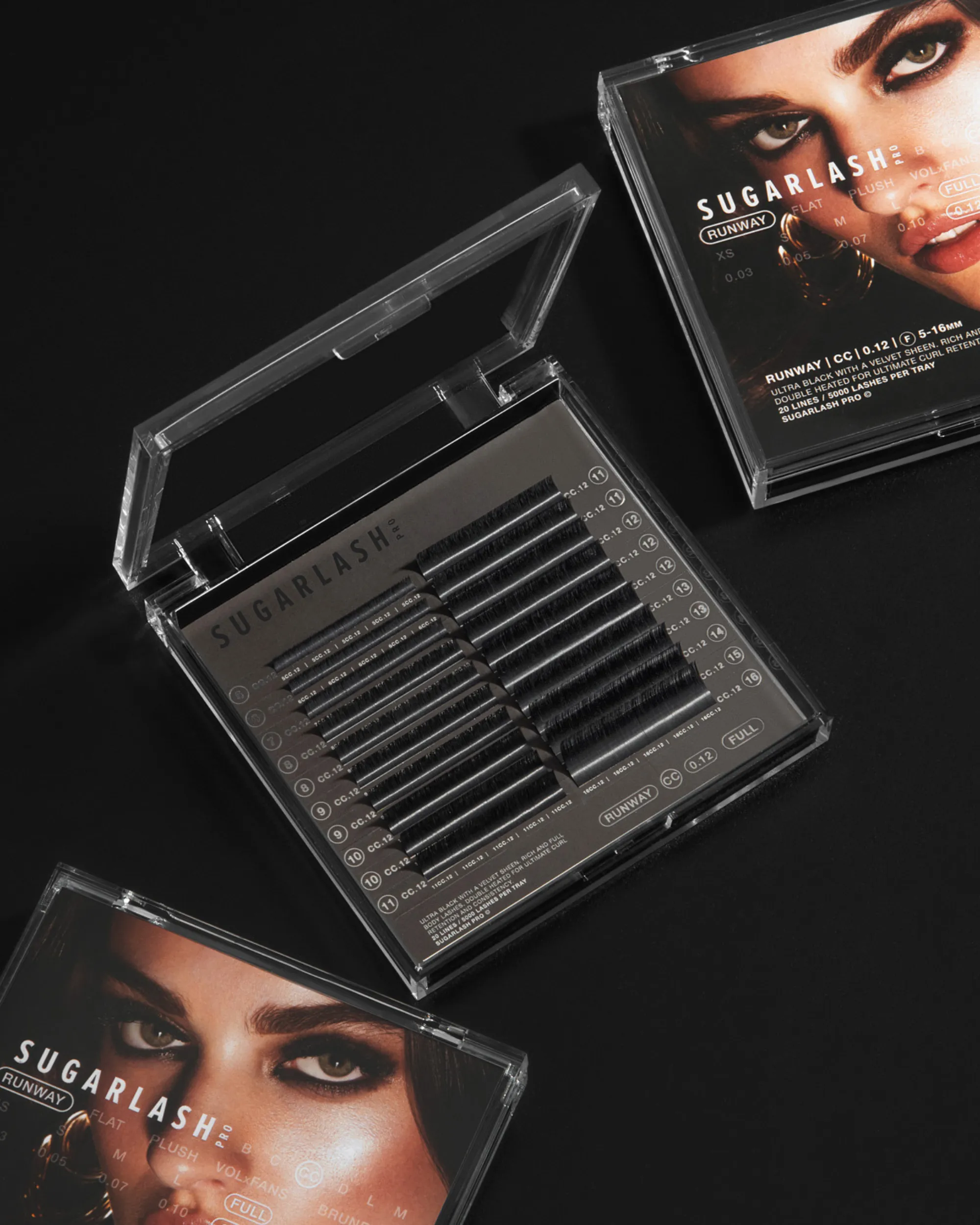 B-Curl Runway Lashes (Multi-Length Trays)