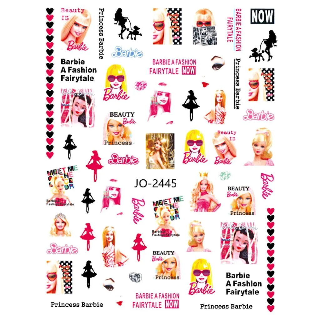 Barbie Nail Art Stickers