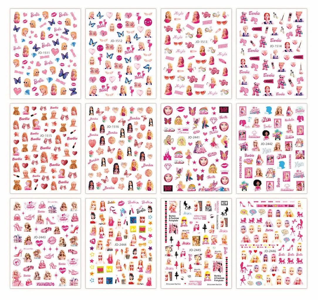 Barbie Nail Art Stickers