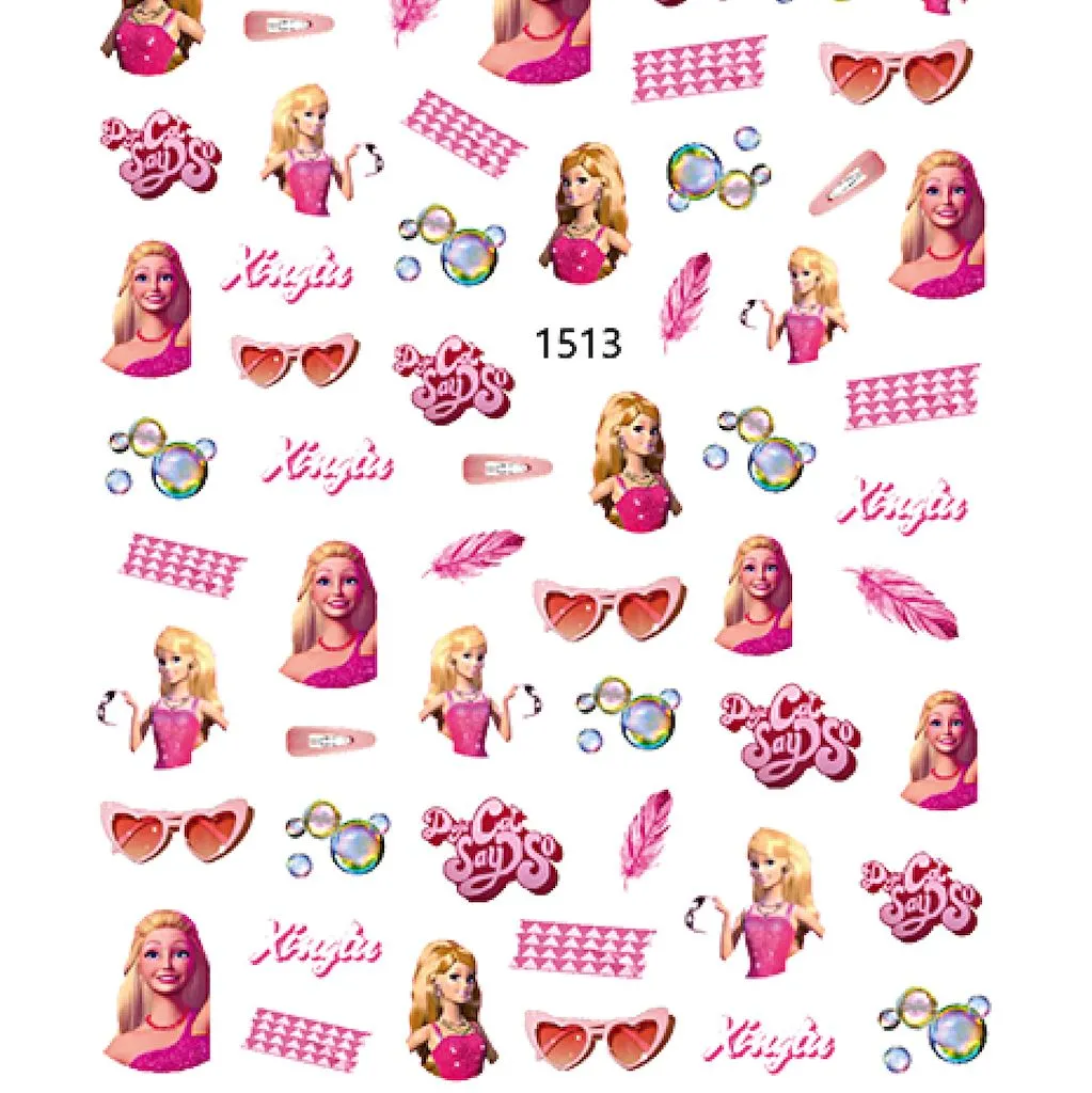 Barbie Nail Art Stickers