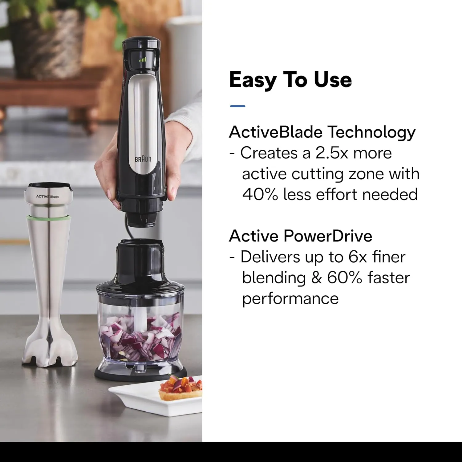 Braun Multiquick 9 SmartSpeed Hand Blender (MQ9199XL)