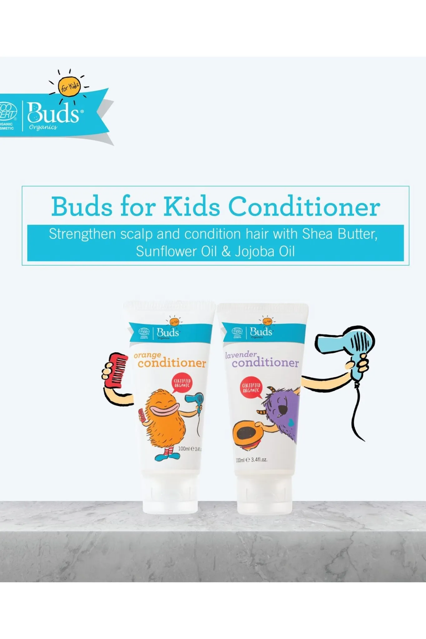 Buds For Kids Organics Conditioner 100ml