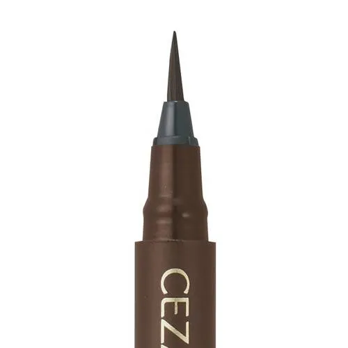 Cezanne Ultrathin Super Sharp Eye Liner EX,0.1mm, 00 Brown Black