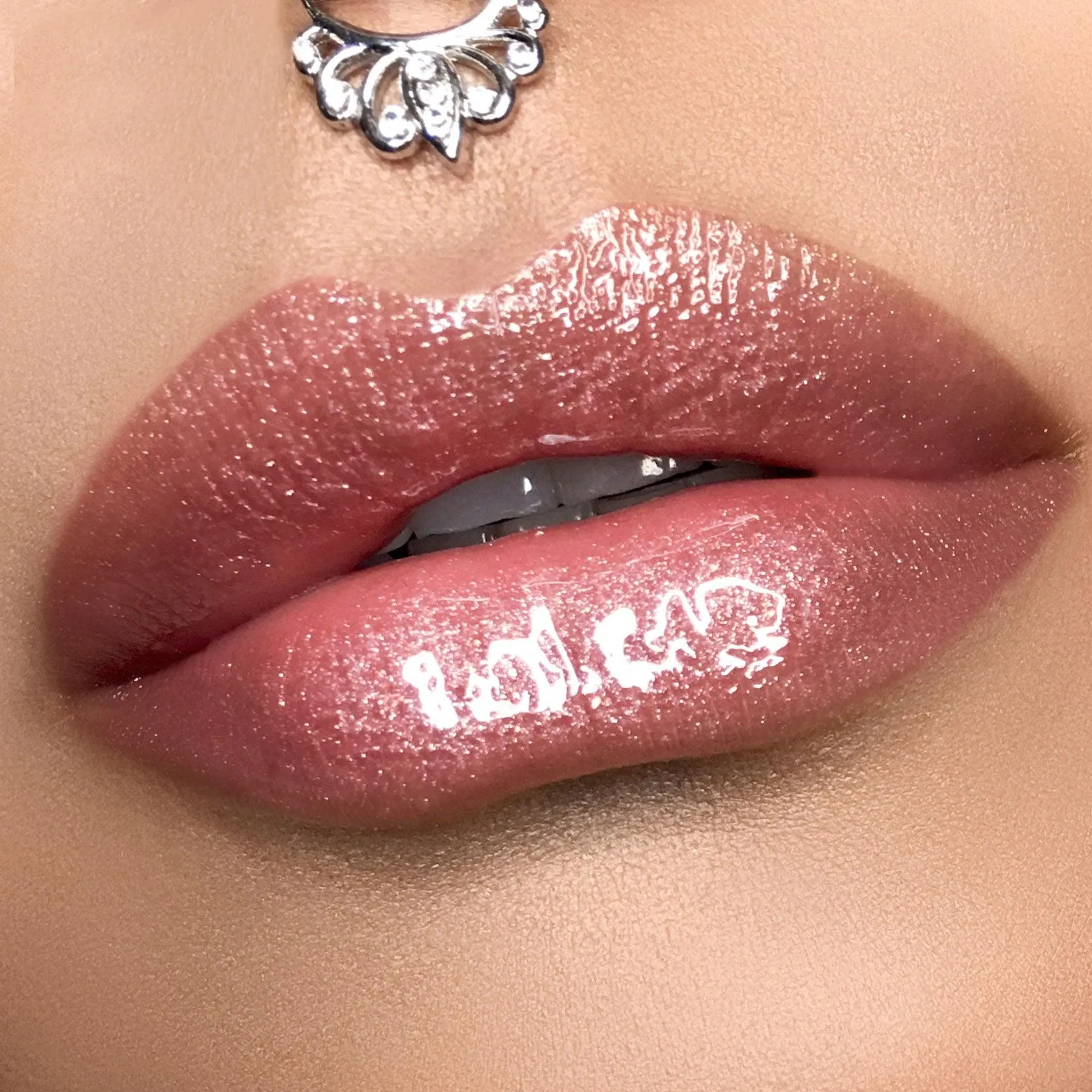 Chameleon | A Shimmery Golden Rose Lip Gloss