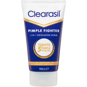 Clearasil 5 in 1 Multi-Action Exfoliating Face Scrub 150ml (T)