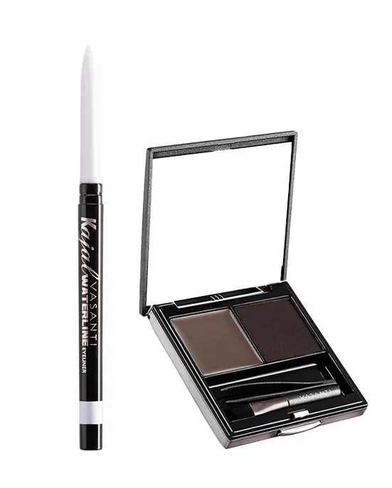 Dynamic Brow Duo & Kajal Waterline Eyeliner