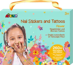 Flowers Nail Stickers & Tattoos