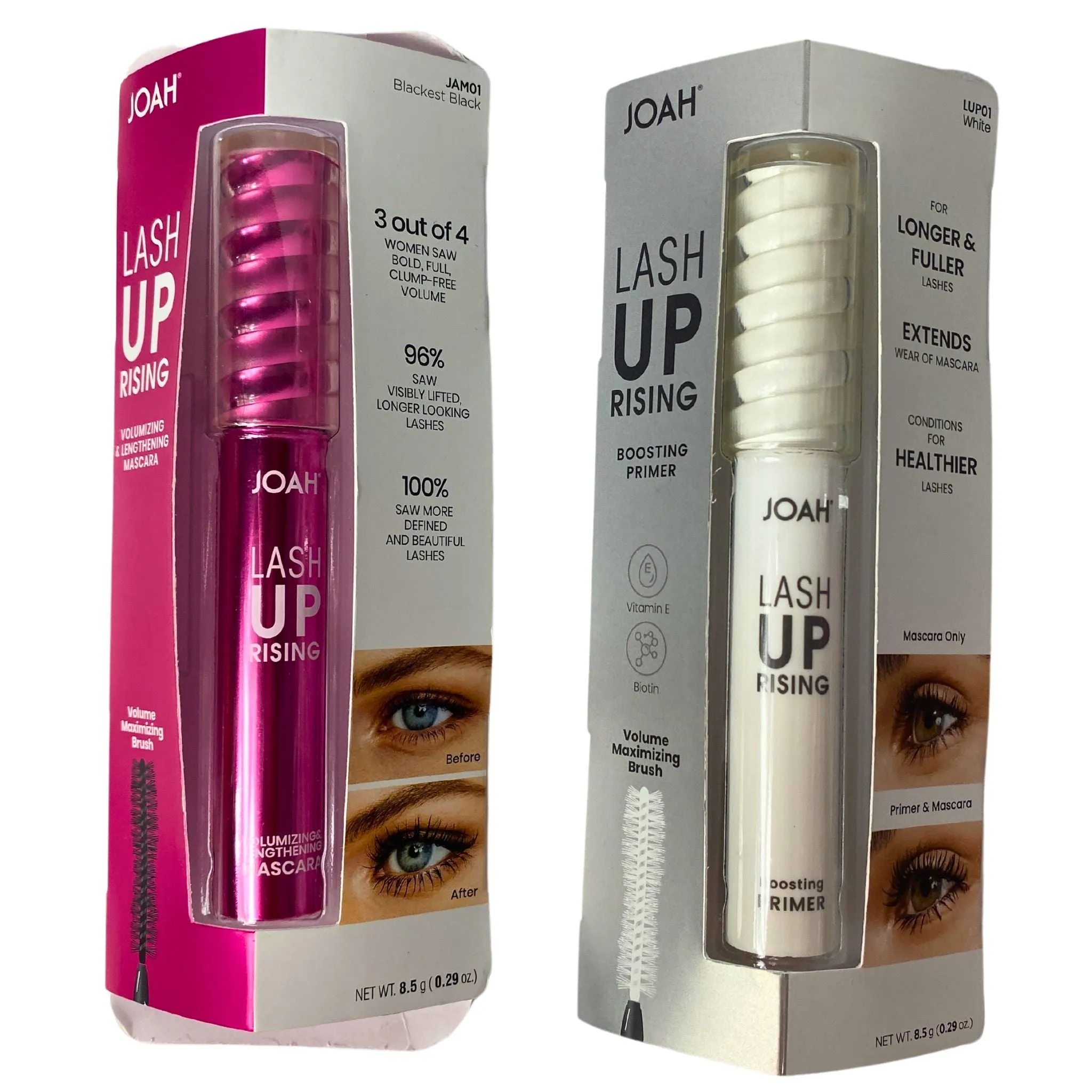 Joah Lash Up Rising Boosting Primer & Volumizing & Strengthening Mascara (80 Pcs Lot)