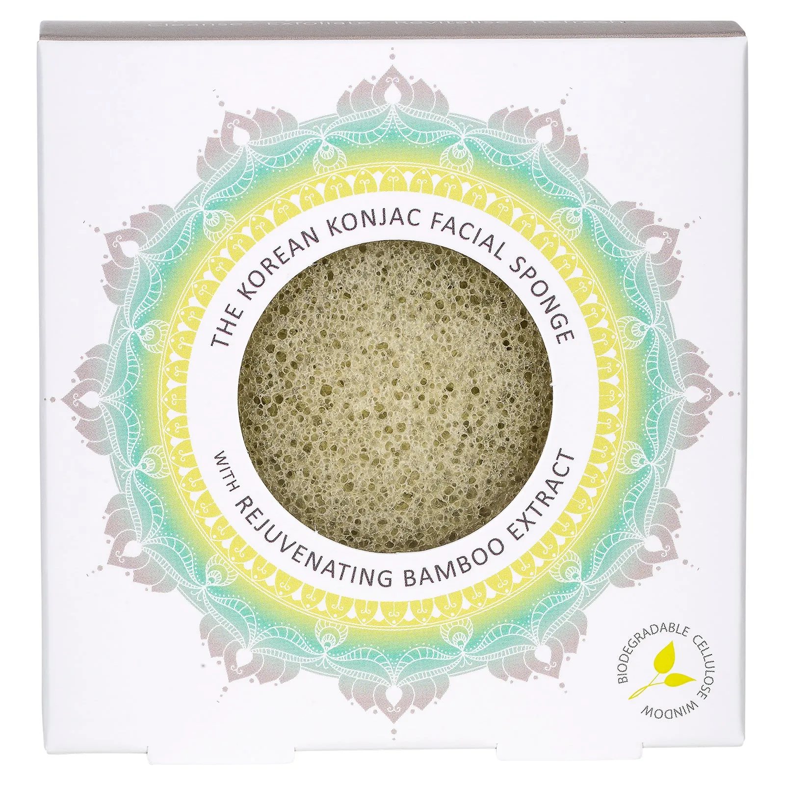 Konjac Bamboo Extract Facial Sponge - New Shape