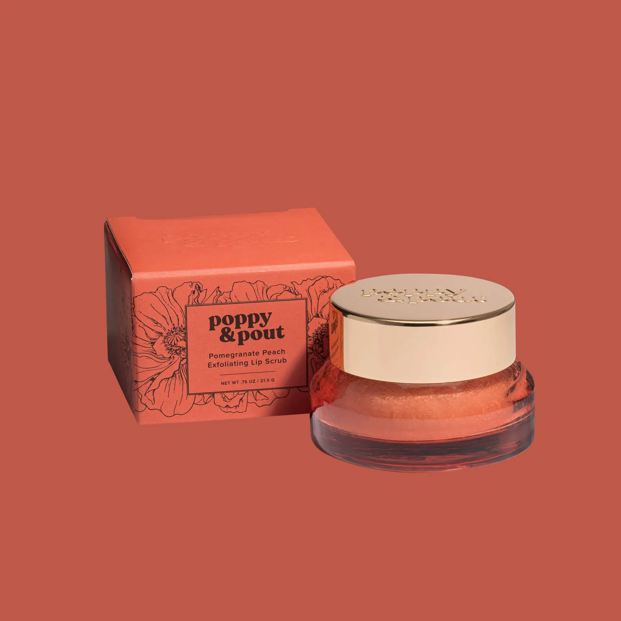 Lip Scrub, Pomegranate Peach