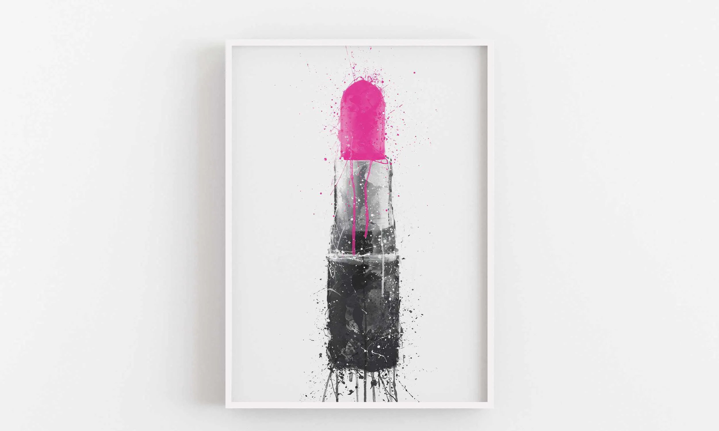 Lipstick Wall Art Print 'Candy Yum Yum'