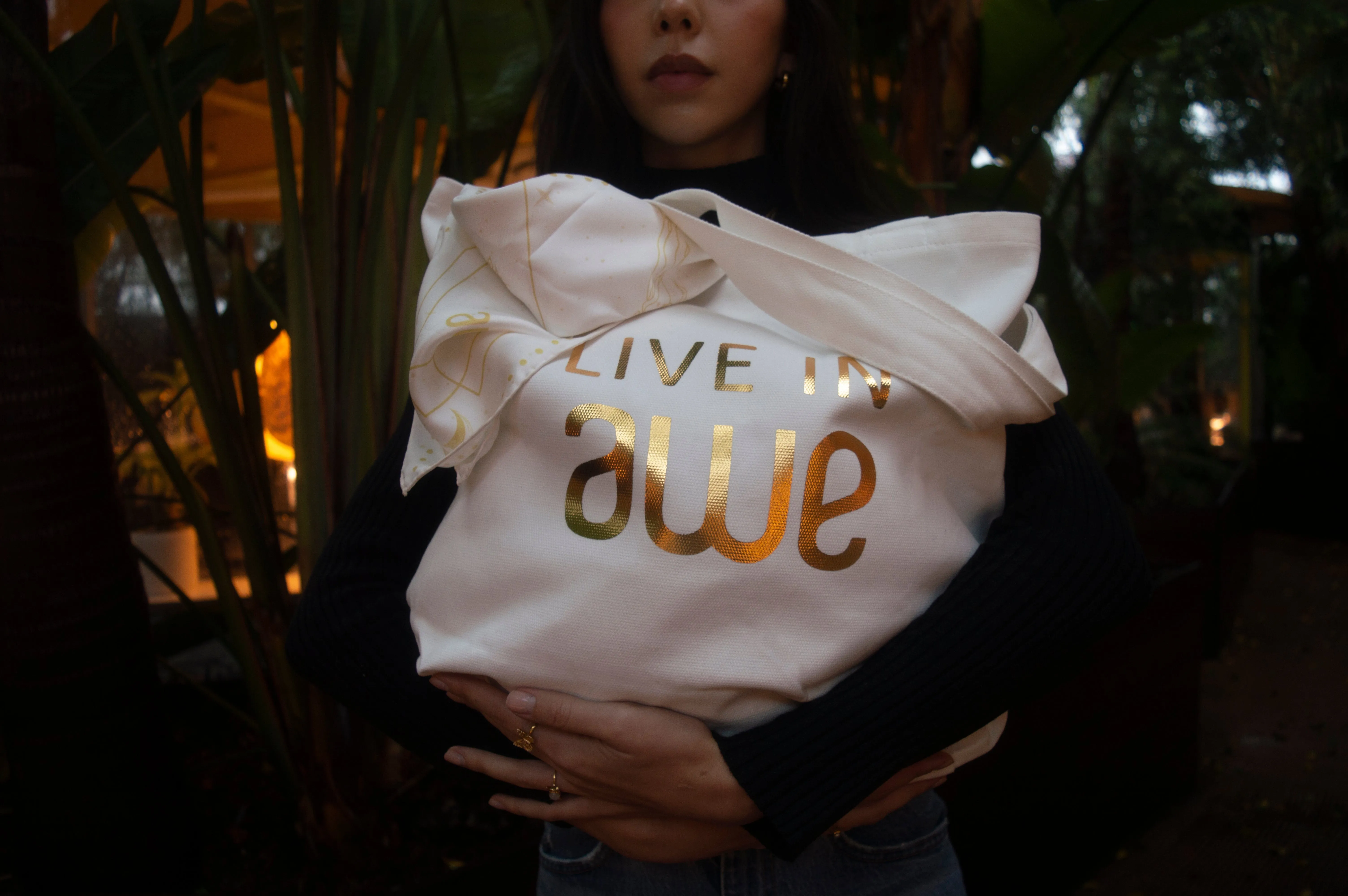 Live in Awe Tote