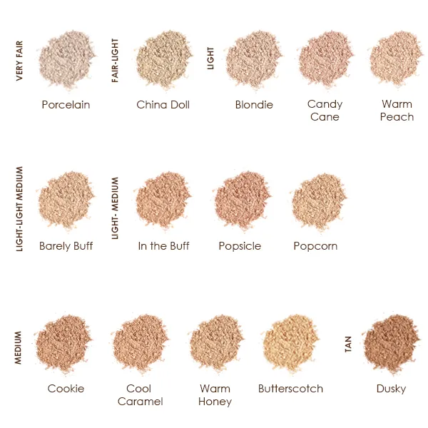 Mineral Foundation with SPF 15 Samples