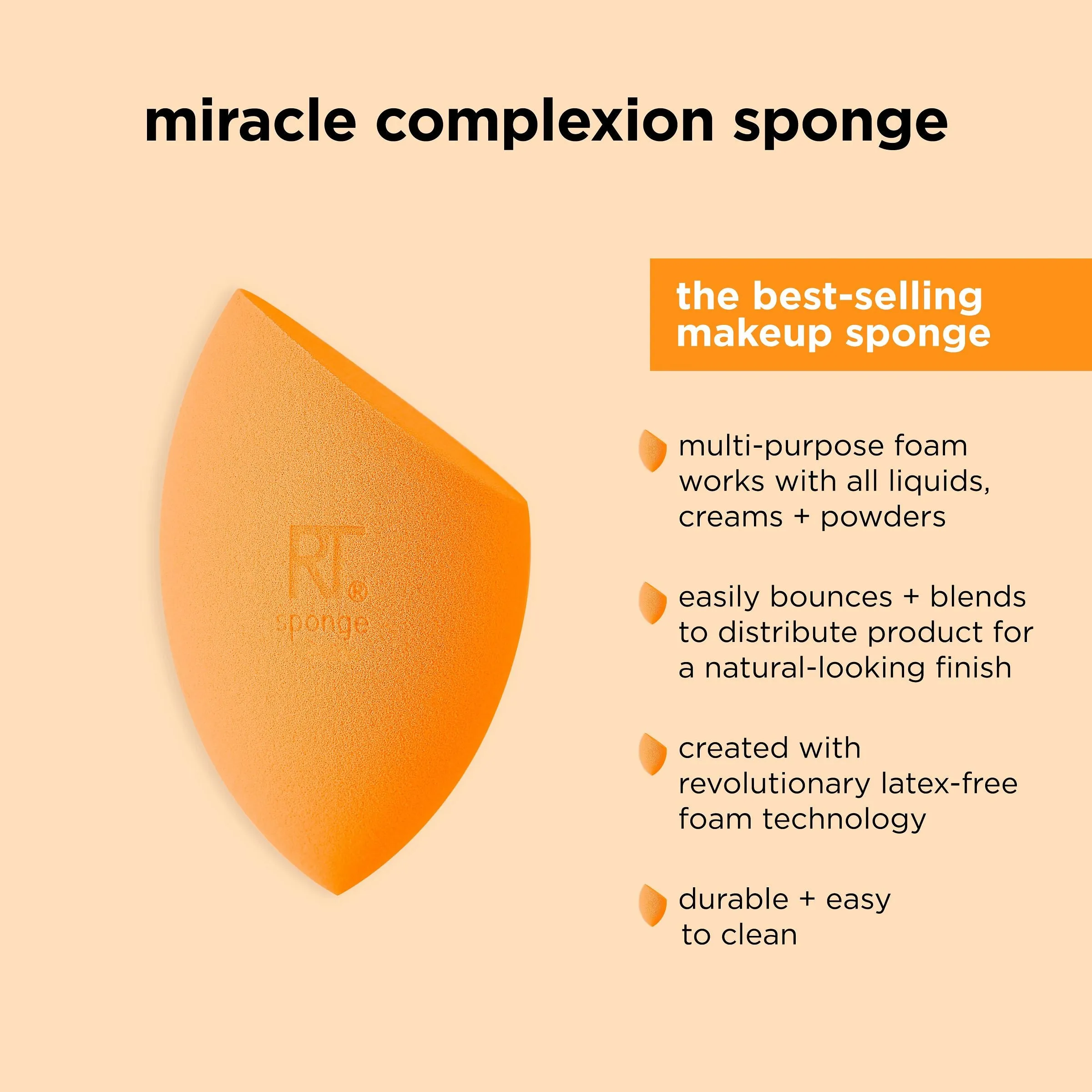 Miracle Complexion Sponge, 8 Count