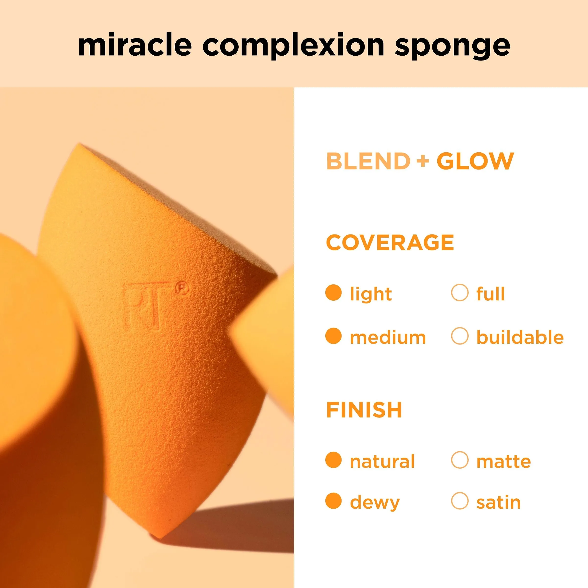 Miracle Complexion Sponge, 8 Count