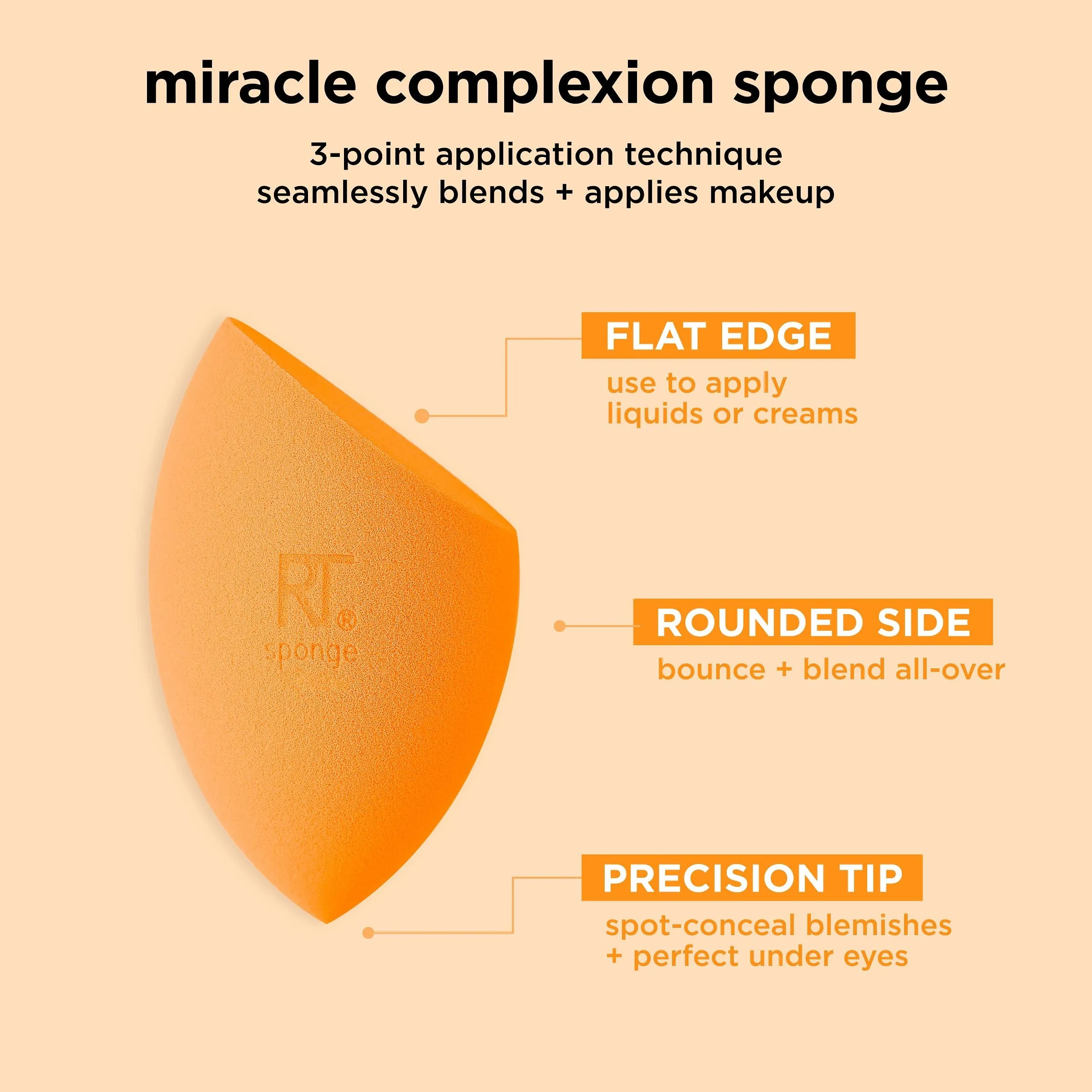 Miracle Complexion Sponge, 8 Count