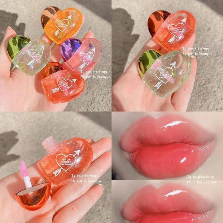 Miss Beauty New 1pcs Mocmallure Trendy Korean Heart Lip Gloss Cute Lip Gloss Cosmetic Matte Lip Plumper | Lip Gloss Non-Stick Cup Matte Liquid Lipstick