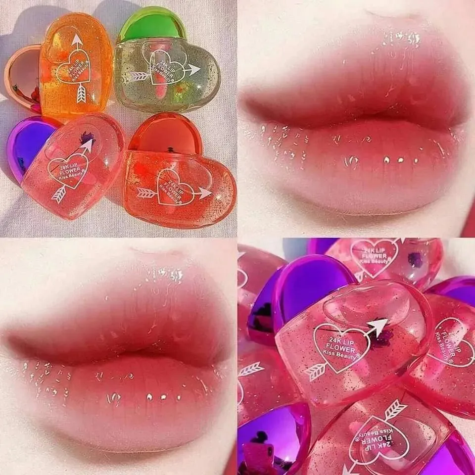 Miss Beauty New 1pcs Mocmallure Trendy Korean Heart Lip Gloss Cute Lip Gloss Cosmetic Matte Lip Plumper | Lip Gloss Non-Stick Cup Matte Liquid Lipstick