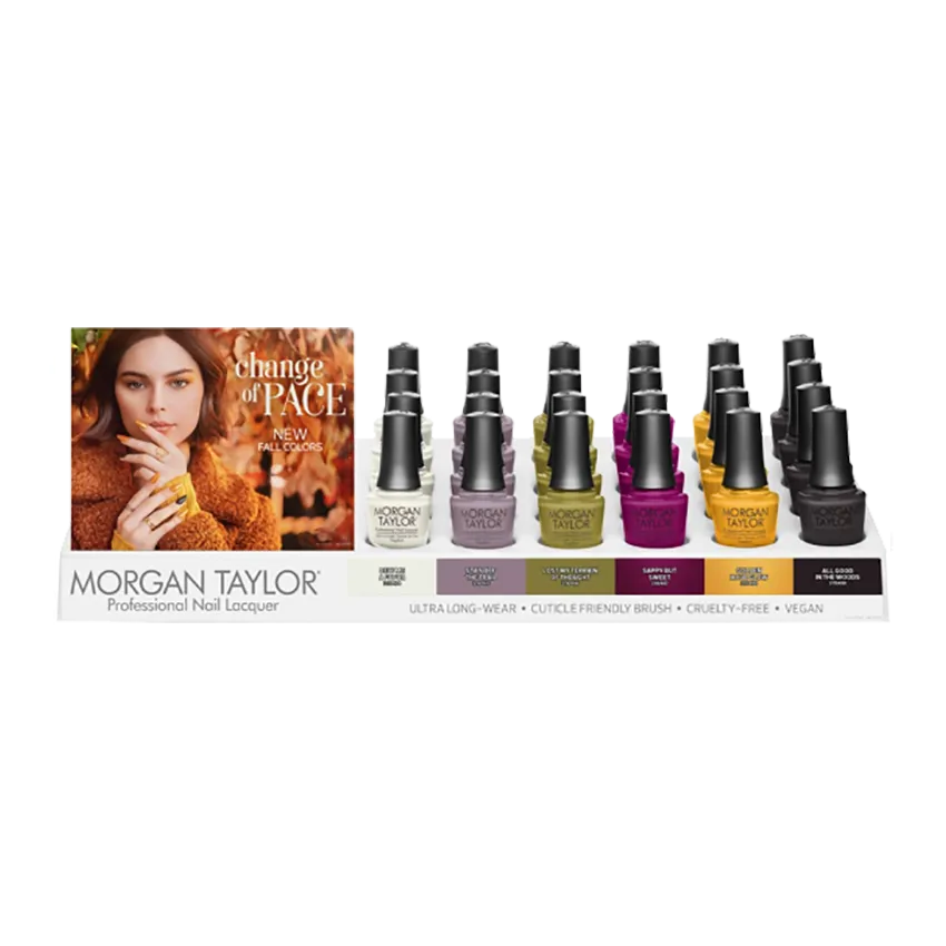 Morgan Taylor Nail Lacquer Change of Pace Collection 24 Piece Display