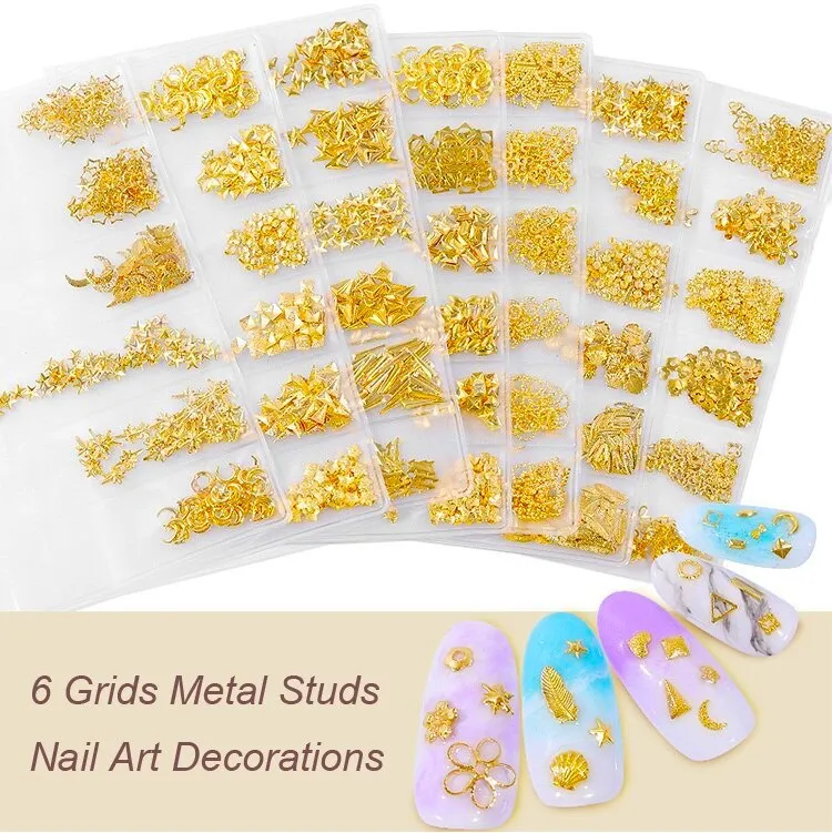 Nail Art 3D Hollow Metal Decoration Charms