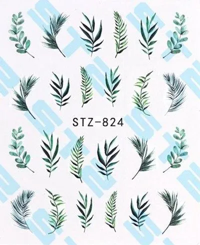 Nail Art Water Transfer Decals STZ Collection