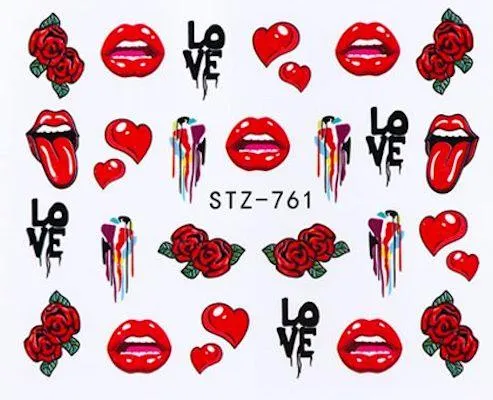 Nail Art Water Transfer Decals STZ Collection