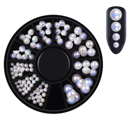 Pearls Nail Art Decoration Wheels