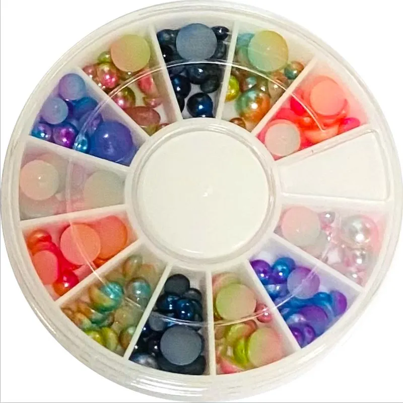 Pearls Nail Art Decoration Wheels