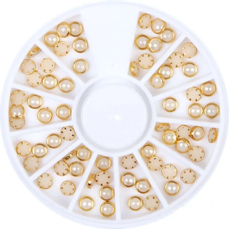 Pearls Nail Art Decoration Wheels