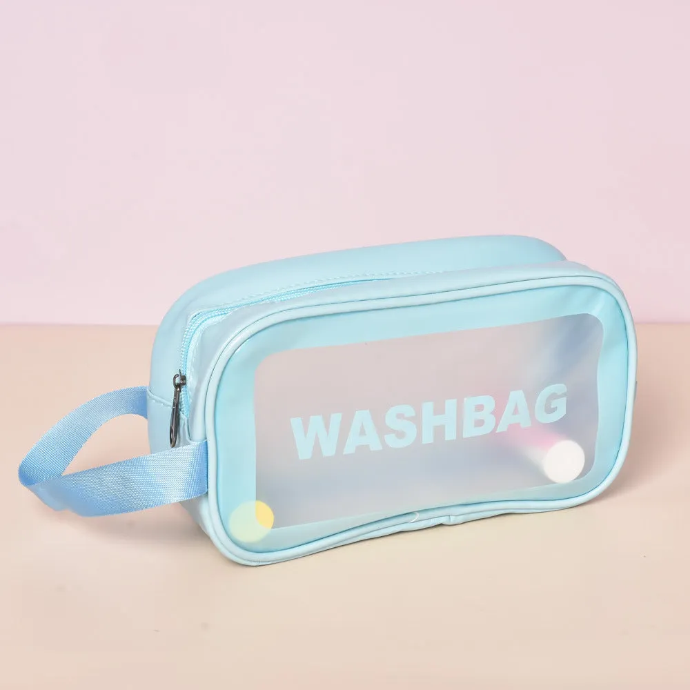 Portable Makeup Organizer Bag WASHBAG-(5722)Blue Small(SA2405-124)