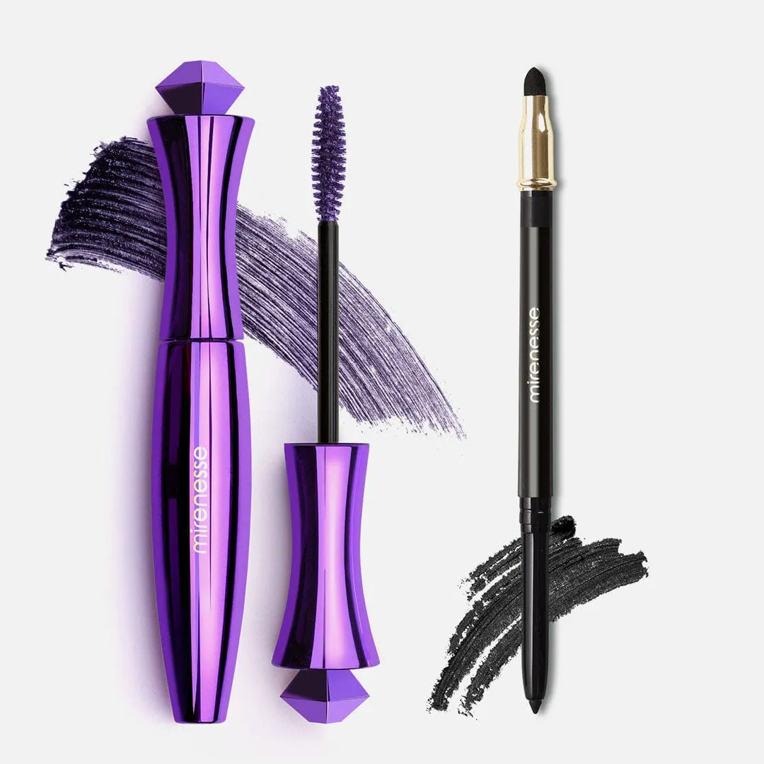 Purple Rain Tubing Mascara   Cat Eyes Liner Black