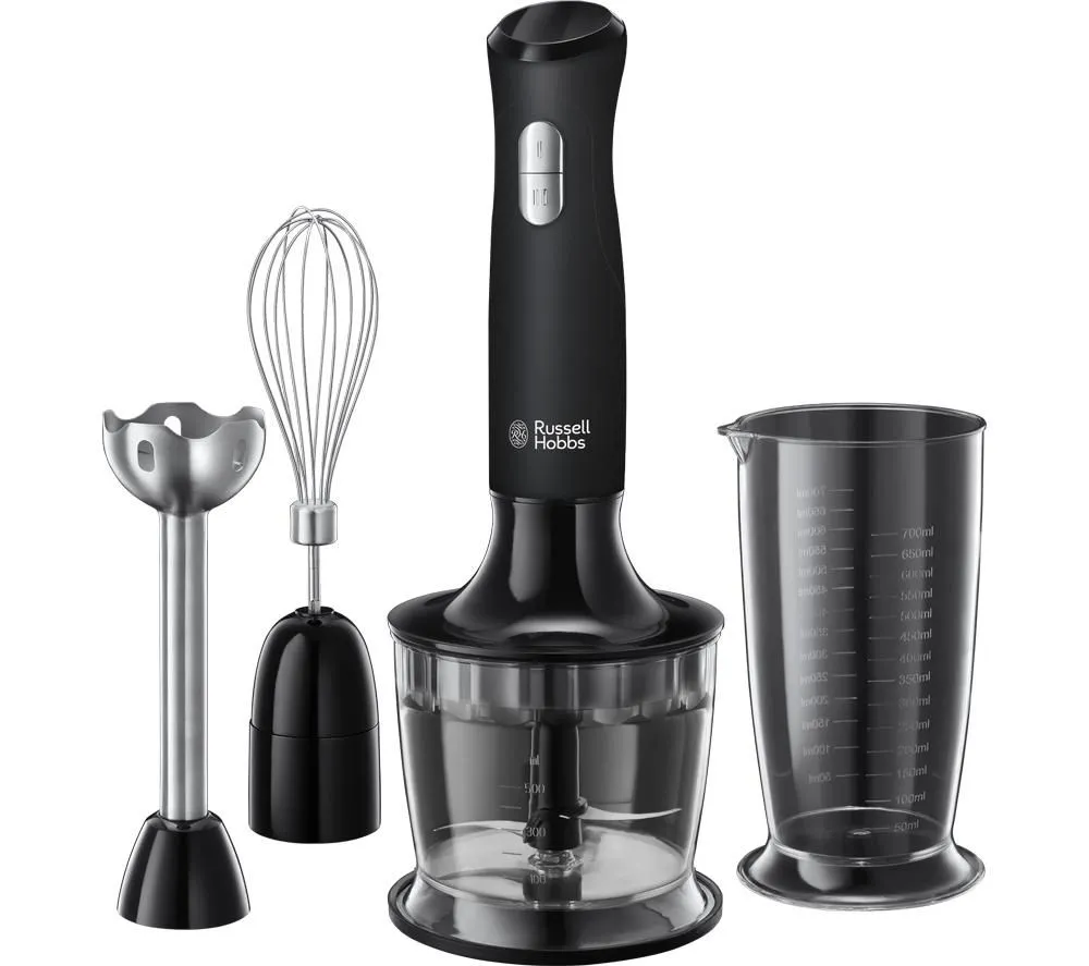 Russell Hobbs Desire Matte Black 3 in 1 Hand Blender